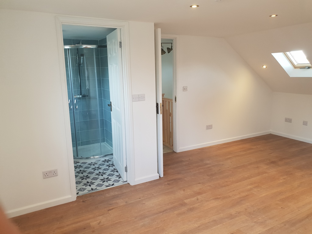 Loft conversion room with en-suite