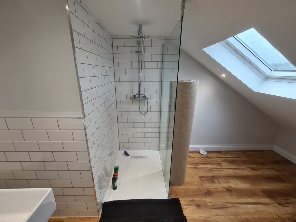 Loft conversion shower room